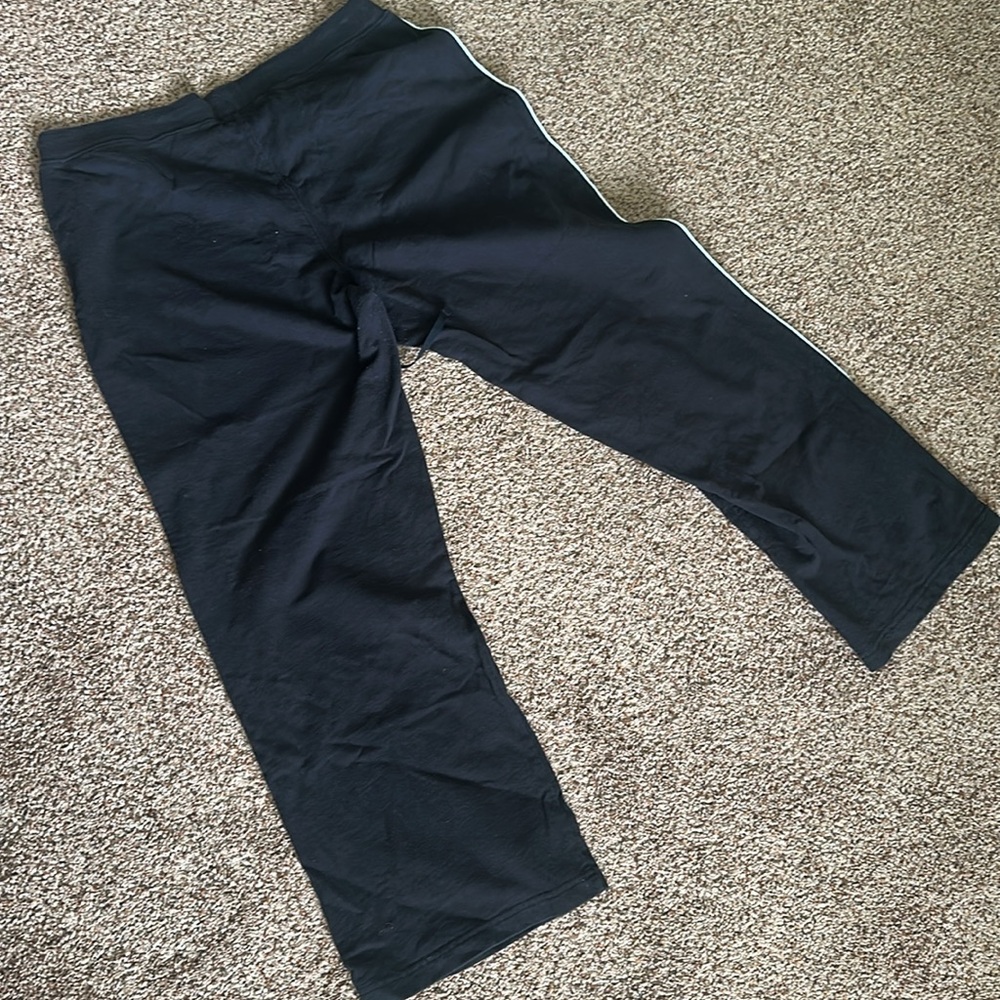 Women Black and White Track Pants - Picture 3 of 3